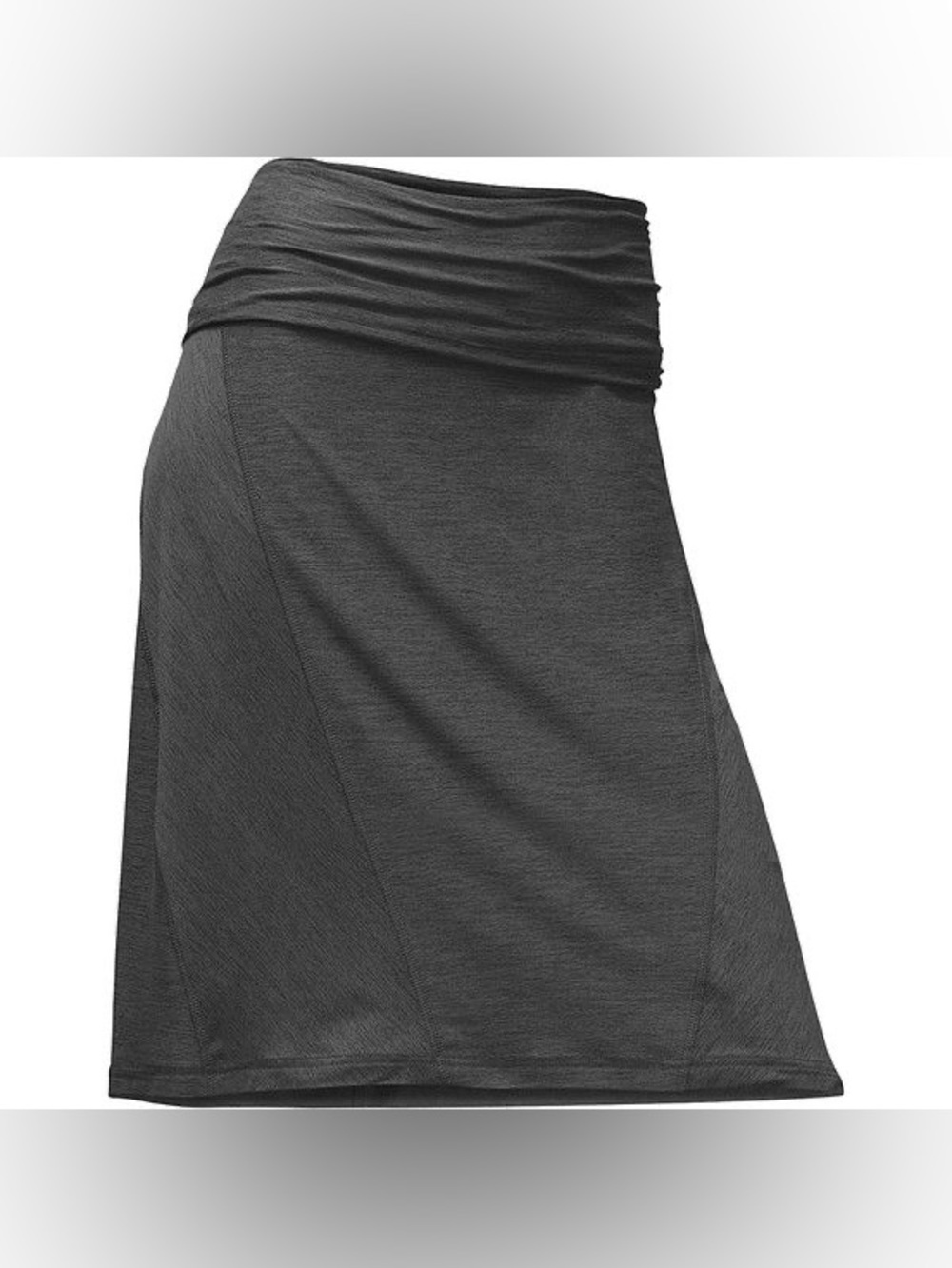 TNF Grey Weathered Dayward Getaway Midi Skirt Fold Over Medium M
